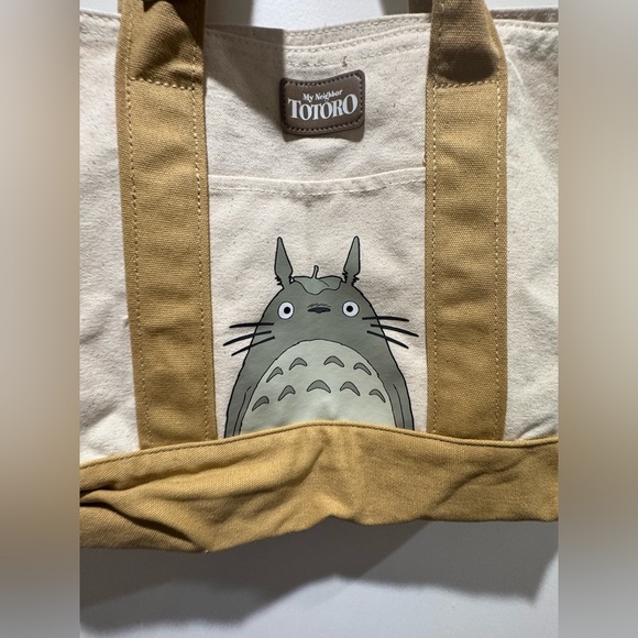 Studio Ghibli My Neighbor Totoro Acorn Charm Tote Bag - Picture 3 of 11
